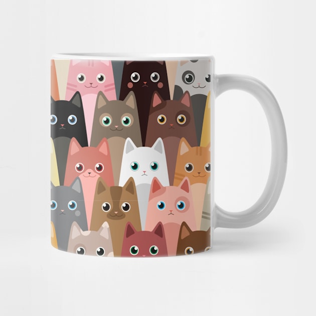 Cats Pattern by JunkyDotCom